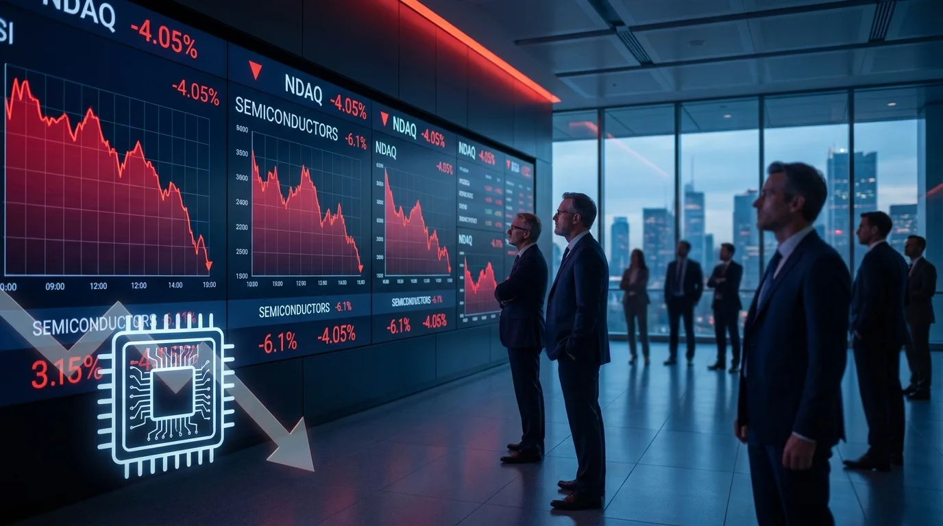 tech stock pullback,semiconductor selloff,Nasdaq decline June 2026,Nvidia stock analysis,AI chip stocks