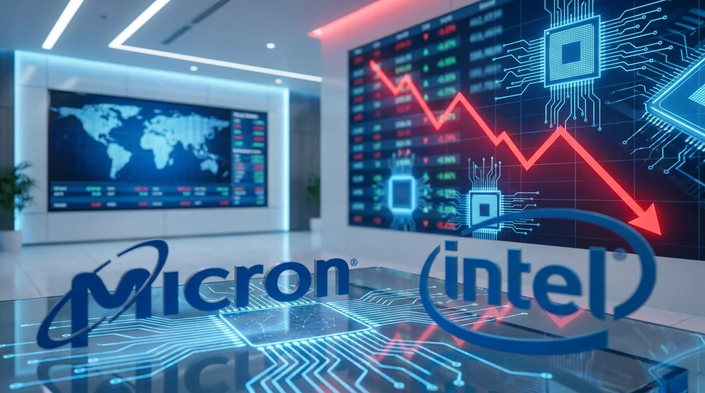 AI chip stocks,semiconductor valuation,Micron stock,Intel stock,AMD stock,AI memory chips,chip stock selloff,semiconductor sector 2026