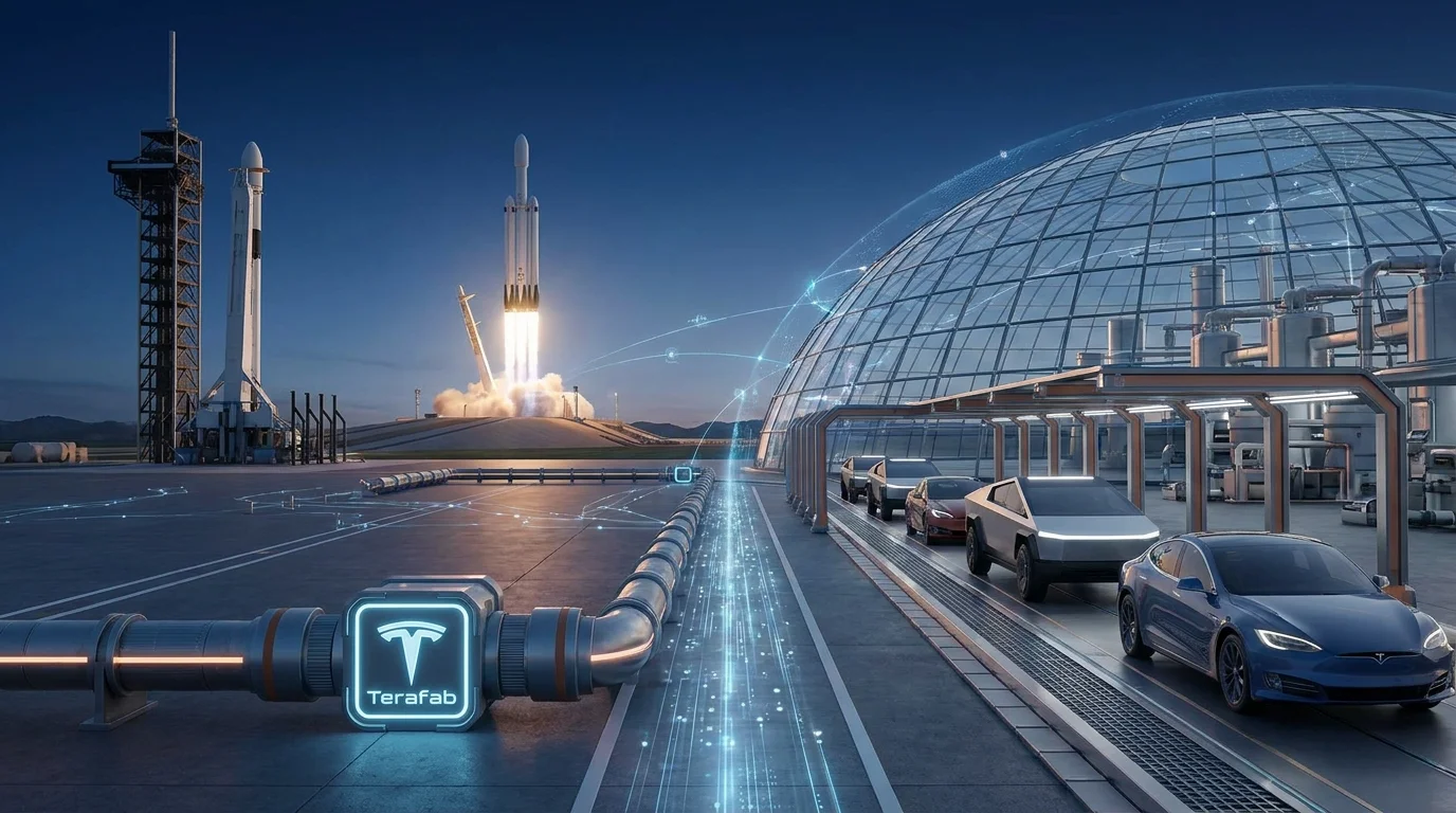 SpaceX IPO 2026,Tesla stock analysis,SpaceX Tesla merger,Terafab chip factory,Elon Musk empire