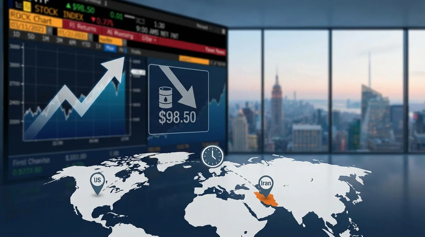 Trump Iran strikes,oil prices March 2026,stock market rally,Iran power plants,Middle East tensions,energy markets