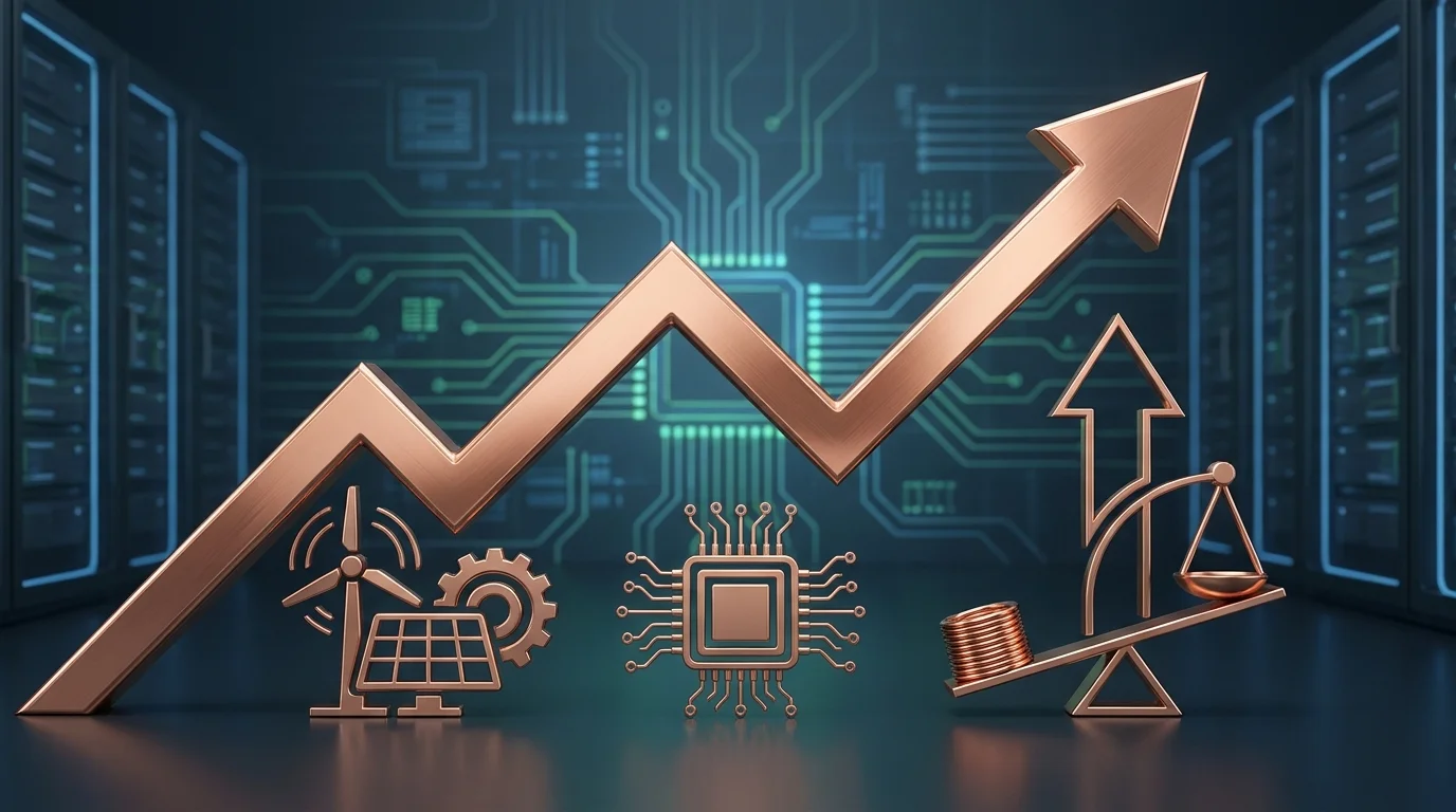 copper price forecast,copper market analysis,AI infrastructure demand,commodity trading,supply deficit