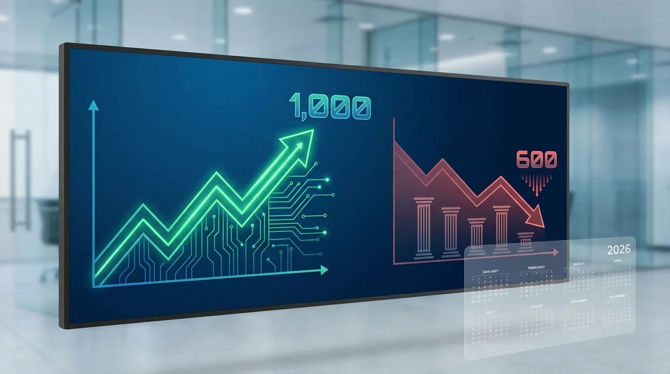 Nvidia stock $1000,tech divergence 2026,Fed interest rates,AI stocks analysis,Dow Jones decline