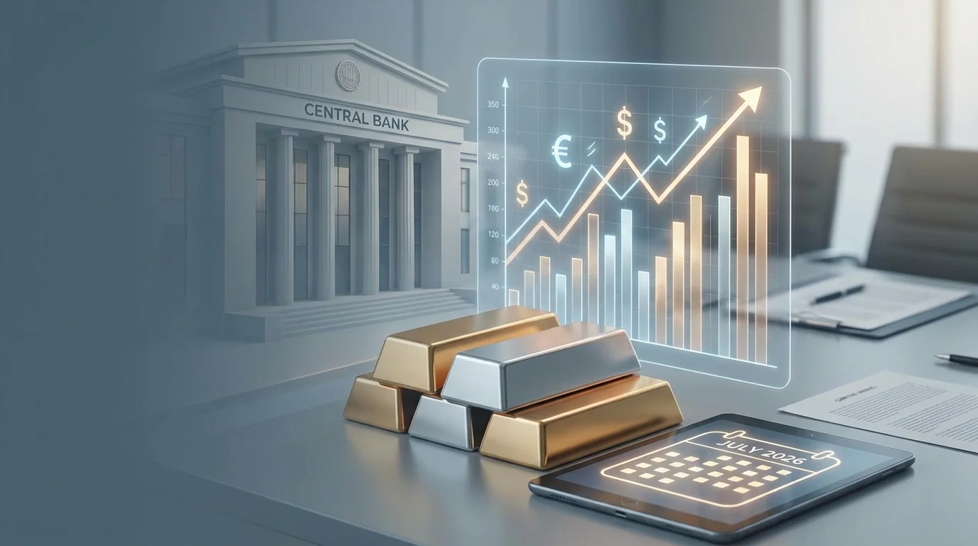 gold price analysis,silver price forecast,Fed interest rates,precious metals investing,FOMC minutes July 2026