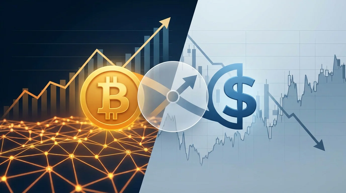 bitcoin dollar correlation,BTC USD inverse,DXY Bitcoin relationship,Bitcoin price analysis 2026,dollar weakness crypto