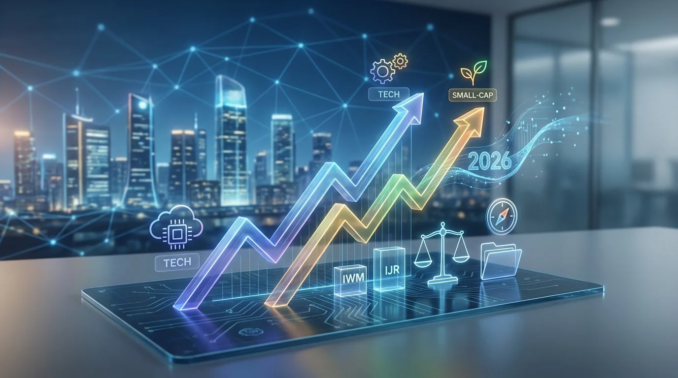great rotation 2026,small cap stocks,IWM ETF,value rotation,Russell 2000,tech selloff,stock market rotation