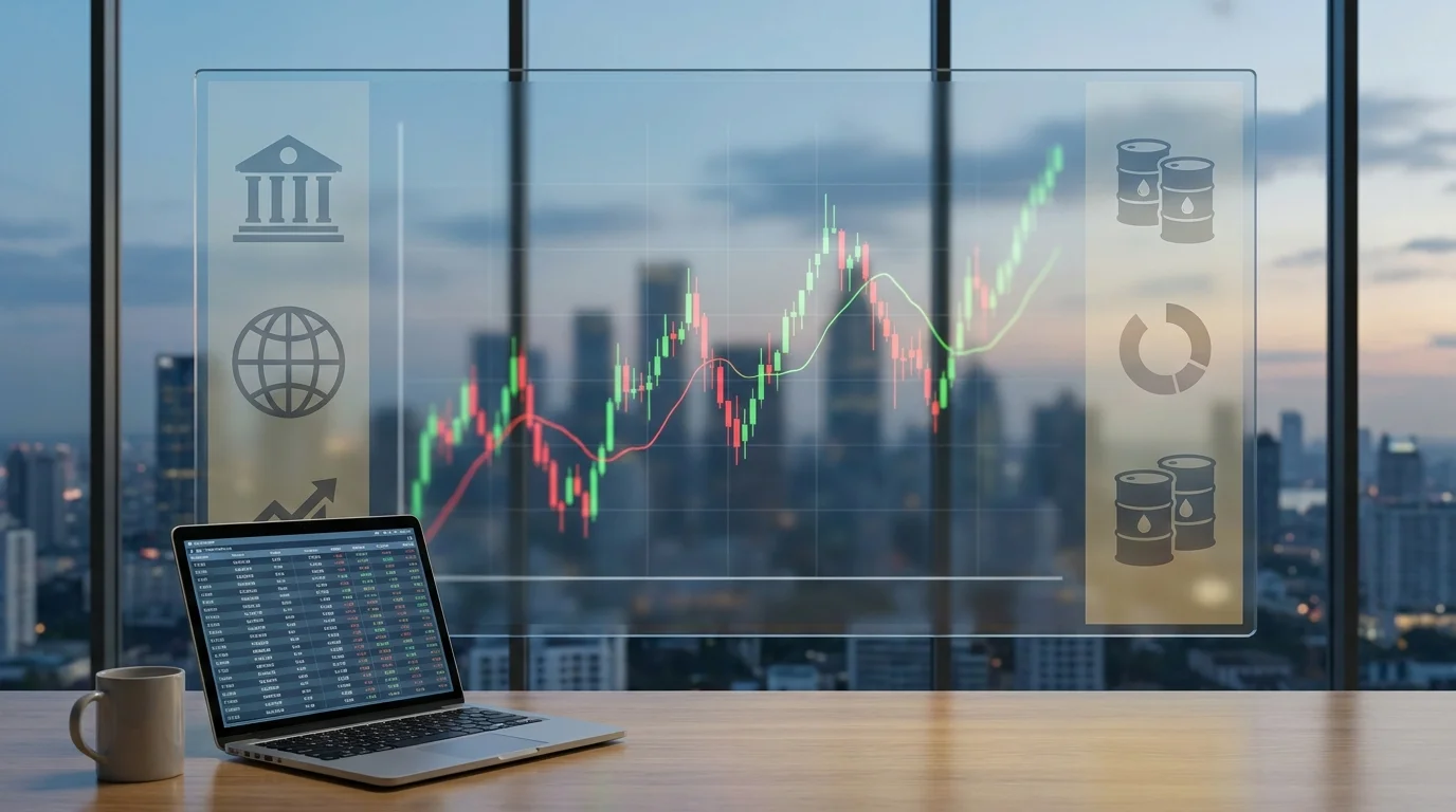 stock market volatility May 2026,Fed rate hike 2026,Dow Jones record high,oil prices Middle East,bond yields 2026