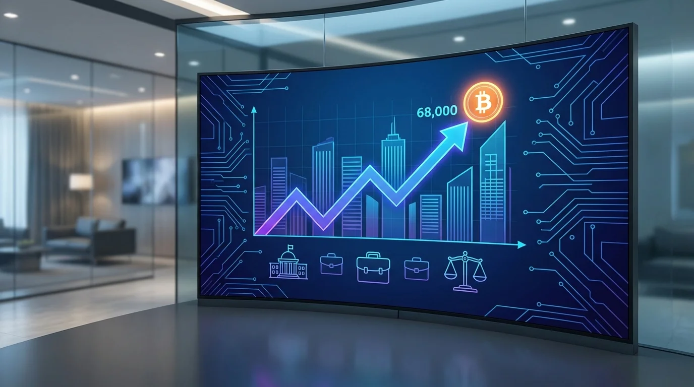 Bitcoin price,BTC $68000,crypto market 2026,Bitcoin ETF,institutional adoption,Paul Atkins SEC,Bitcoin price prediction